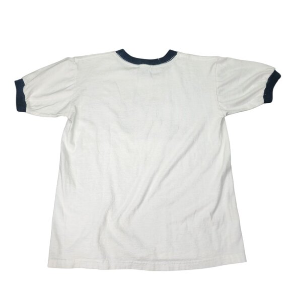 Vintage Beach Surfer Raglan T-Shirt Youth Large McWhite 02 Punk Rat Fink - Picture 3 of 4